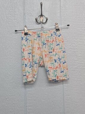New Dot Dot Smile 5/6 Kick Shorts Colorful Bow Print